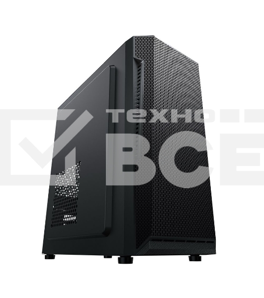 Компьютерный корпус ACD Coffre 104M mATX, Black, CPU 140mm, VGA 245mm, PSU 285mm, 2x3.5INT, 1x2.5INT, 2xUSB 2.0, 1xUSB 3.0, HD Audio, w/o FAN, w/o PSU