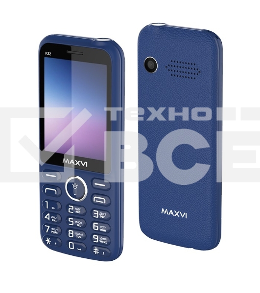 Мобильный телефон Maxvi K32 синий
