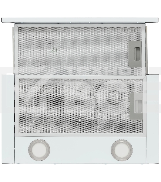 Вытяжка встраиваемая Krona Kamilla T 500 белый/серый, 50 см, 500 куб. м/ч, 46 дБ