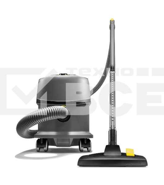 Пылесос Karcher T 10/1 Adv серый/черный, 500 Вт, уборка сухая, пылесборник мешок/контейнер, 10 л