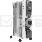 Масляный обогреватель Centek CT-6203-9 (9 секций) белый, 2400 Вт, 20 м2, 3 режима, термостат, фото3