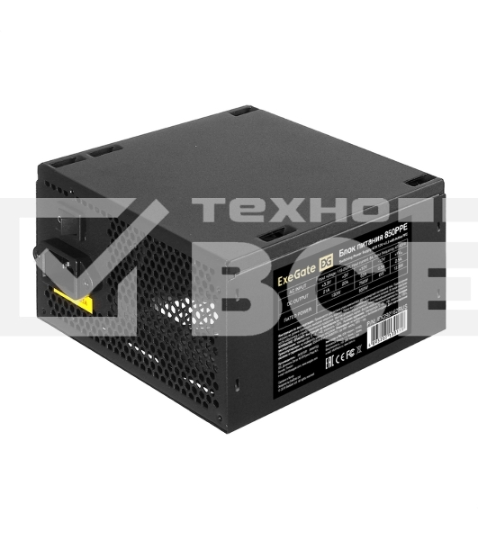 Блок питания ExeGate 850PPE (EX292162RUS-PC), 850В, 120мм, черный