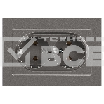 Розетка Intro Accent 6-205-09 двойн. 2X2P+E Schuko 16А-250В IP20 СУ AL/CU титан Б0063500, фото 1