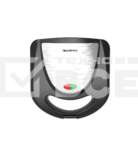 Мультипекарь Topdevice MC100 /750 Вт/3 сменные пластины/ черно-серебристый. (TDMC100_SL)
