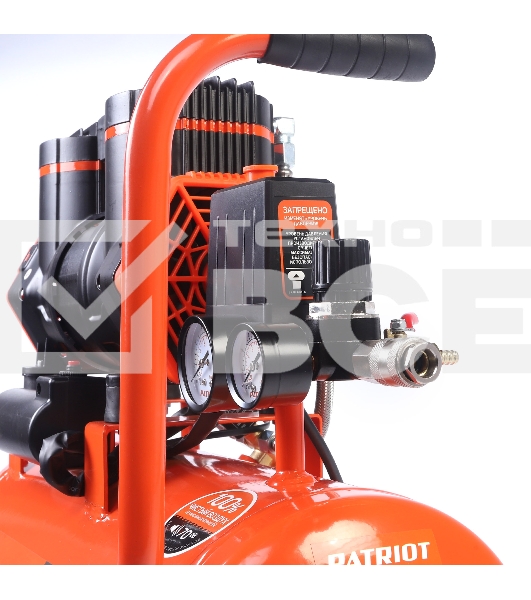 Компрессор Patriot поршневой безмасляный KDS 280 F24 (280 л/мин, 1,45 кВт, 8 бар, 24 л, 2800 об/мин, быстросъем + елочка 1/4)