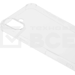 Чехол (клип-кейс) BoraSCO для Apple iPhone 16 Plus Bumper Case прозрачный (73520), фото2