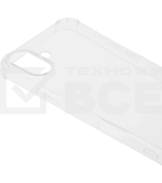 Чехол (клип-кейс) BoraSCO для Apple iPhone 16 Plus Bumper Case прозрачный (73520)
