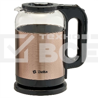 Чайник электрический DELTA DL-1115 золотой