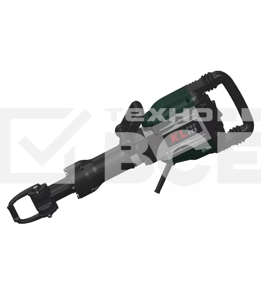 Отбойный молоток профессиональный KLPRO KLKR1800H (сеть, 1700Вт, 28мм HEX, 55Дж,1450уд/мин)