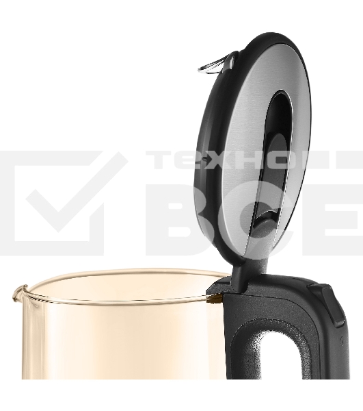 Чайник электрический Korting KWK 0903 G объем 1.7 л, материал: стекло, механическое управление, фильтр от накипи, 5 температурных режимов, автоотключение, поддержание температуры