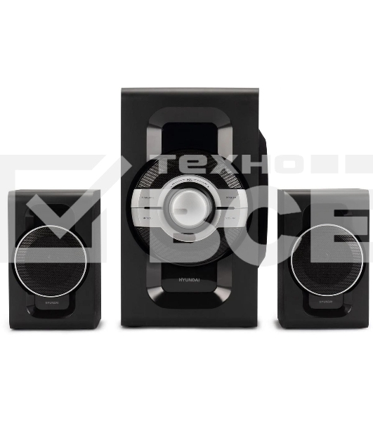 Микросистема Hyundai H-MS1403 черный 60Вт FM USB BT SD