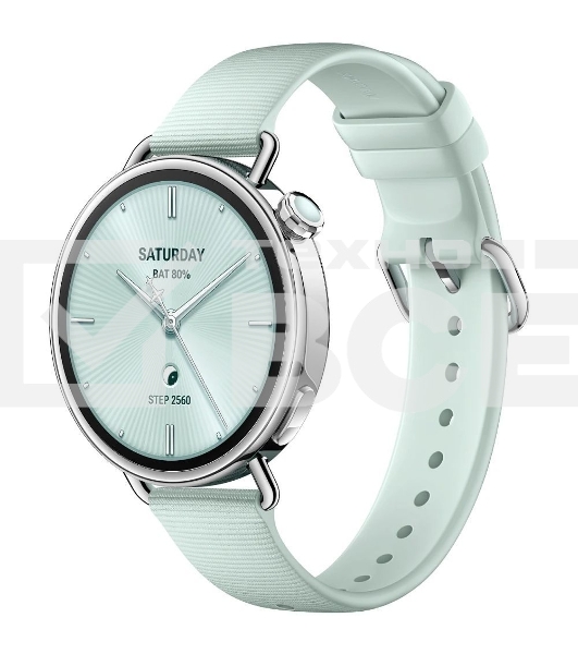 Умные часы Xiaomi Watch S4 41mm Fluororubber Strap(Mint Green)