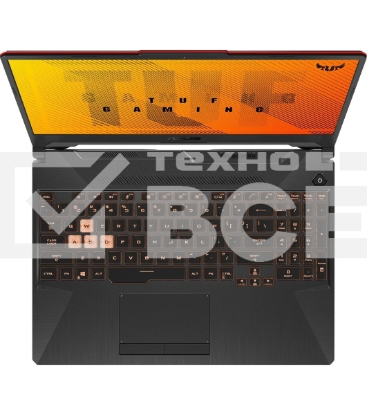 Ноутбук ASUS TUF Gaming FA506NCQ-HN031/15.6'/IPS/AMD Ryzen 7 170/16Gb/512Gb SSD/NVIDIA GeForce RTX 3050 4Gb/noOS/черный/2.3kg