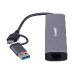 Док-станция Gembird UHB-D7, USB Type-C + USB, 3хUSB3.1, Type-C, RJ45, USB, фото3