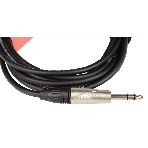 Кабель аудио FORCE FLC-101/31/4' TRS Jack - 1/4' TRS Jack, высококачественный стерео, используется для балансного подключения студийных мониторов, диаметр 6 мм, профессиональные металлические разъемы, длина 3 м, фото2