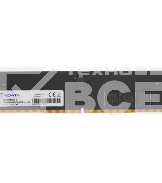 Оперативная память ADATA, DDR5, 32GB (1x32GB), 4800MHz, CL40, UDIMM