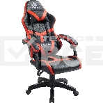 Кресло игровое Defender Synergy Черный/Красный, класс 3, PU, фото 1