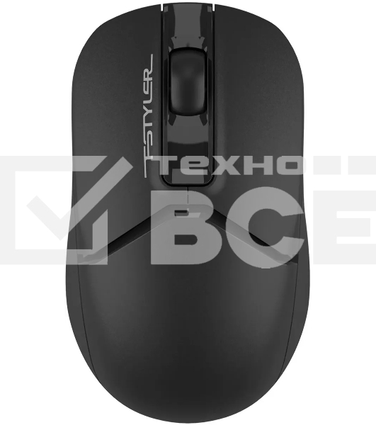 Мышь беспроводная A4Tech Fstyler FB12S черный, 1200 dpi, радиоканал, Bluetooth, USB, кнопки - 3