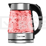 Чайник электрический Galaxy Line GL 0561, стекло, 2200 Вт, 1,7 л, многоцветная LED-подсветка, съемный фильтр, корпус из термостойкого стекла, фото9