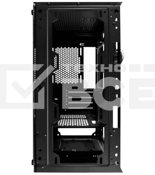 Компьютерный корпус 1STPLAYER TRILOBITE T3 Black / mATX, TG / 4x 120mm LED fans inc. / T3-BK-4F1