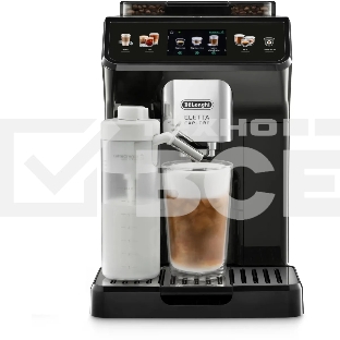 Кофемашина автоматическая DeLonghi ECAM450.55.G черный, исп. кофе - зерновой/молотый, 1.8 л, 1450 Вт, 19 Бар.