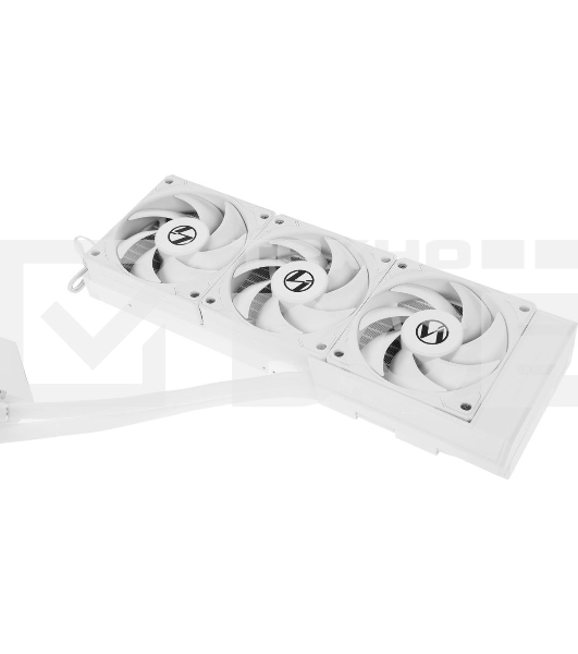 Система жидкостного охлаждения Lian-Li HydroShift LCD 360S Soc-AM5/AM4/1700 белый 4-pin 29.8dB Al+Cu LCD 330W Ret (G89.GHSLCD36SW.R0)