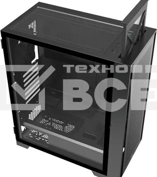 Компьютерный корпус Montech AIR 1000 LITE черный без БП ATX 1x120мм 3x140мм 2xUSB3.0 1xUSB3.1 audio bott PSU