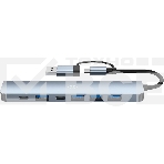 Разветвитель USB-C Digma DHUB-7USB-AC 7порт. черный, фото2