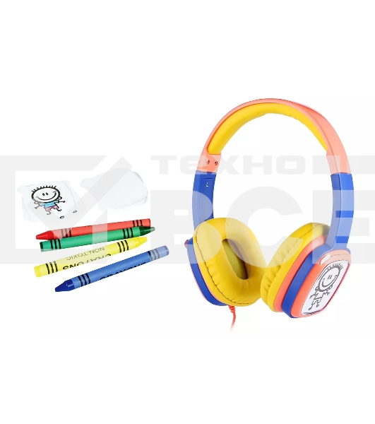 Наушники Harper KIDS HN-302 Orange-Blue