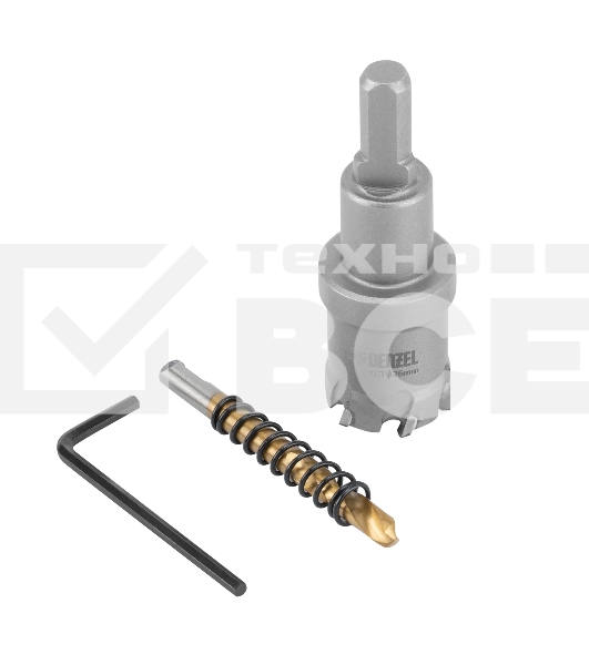 Коронка по металлу Denzel твердосплавная, 26 мм