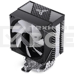 Кулер для процессора JONSBO CR-1400 V2 ARGb (180W, 4-pin PWM, 133мм, Al/Cu, 4x6мм, ARGb, 1x92мм, 38.2CFM, 33.8dBA, 2200RPM, S: 1700/1200/115X, AM4/AM5 черный), фото3