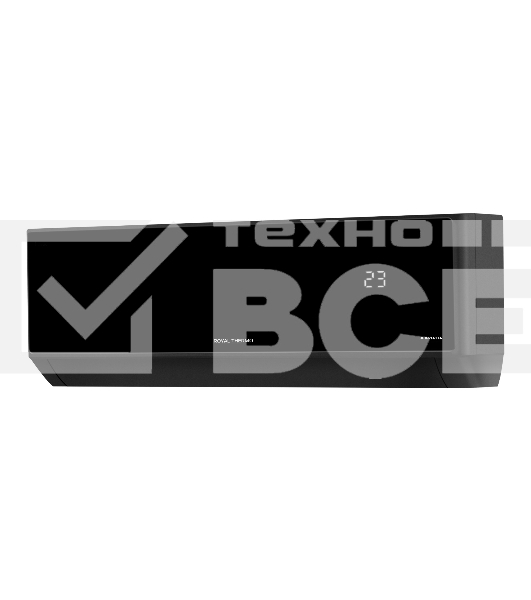 Внутренний блок мульти сплит-системы Royal Thermo MULTI COMBO ERP DC RTFMI/in-12HN8/black инвертор, 12000 BTU, 35 м², 27 дБ, охлаждение, обогрев, осушение, черный