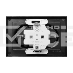 Розетка 2-м EKF UP1-SOB-210 СП Эпика 16А с заземл. без защ. шторок с рамкой механизм черный, фото4