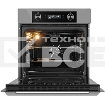 Шкаф духовой электрический Maunfeld AEOH60102S, 60л, дверца с 3 стеклами, нержавеющая сталь, фото6