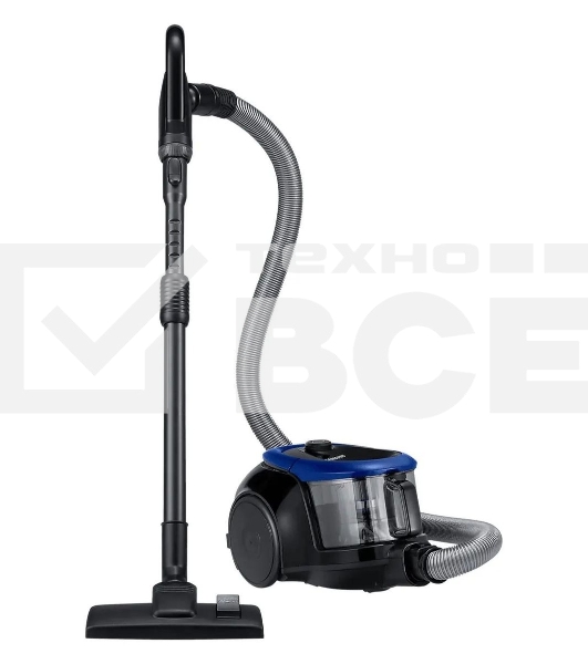Пылесос Samsung VC18M21A0SB синий, 380/1800 Вт, уборка сухая, пылесборник контейнер 1.5 л
