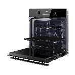 Духовой шкаф Kuppersberg HO 608 Black Glass, High-Tech, 78 л, поворотное управление, дисплей, таймер, 8 режимов, макс. температура 310 градусов, телескопические направляющие (на 1 уровень), цвет черный, цвет фурнитуры черный, фото3