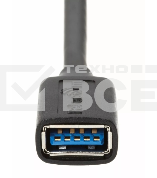 Кабель удлинительный USB3.0 Am-Af 5m Telecom черный (TUS708-5M)