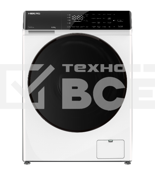 Стиральная машина HIBERG i-DDQ9-612 W белый, загр. фронтальная макс.: 6 кг 1200 об/мин класс: А+++