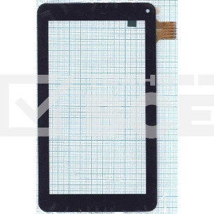 Сенсорное стекло (тачскрин) GF7033A2-PG, черное
