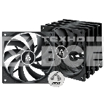 Комплект вентиляторов для корпуса Arctic F12 PWM PST Value Pack черный, 120 мм, 1350 об/мин, 22.5 дБ, 4 pin, фото 1