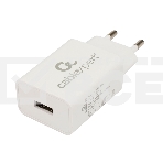 Адаптер питания Cablexpert MP3A-PC-39 100/220V - 5V USB 1 порт, 1A, белый, фото 1