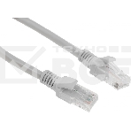 Патч-корд Premier PP6U-0.25M 10000Гбит/с UTP 4 пары cat.6 CCA molded 0.25м серый RJ-45 (m)-RJ-45 (m), фото 1