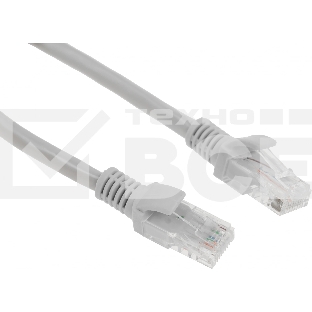 Патч-корд Premier PP6U-0.25M 10000Гбит/с UTP 4 пары cat.6 CCA molded 0.25м серый RJ-45 (m)-RJ-45 (m)