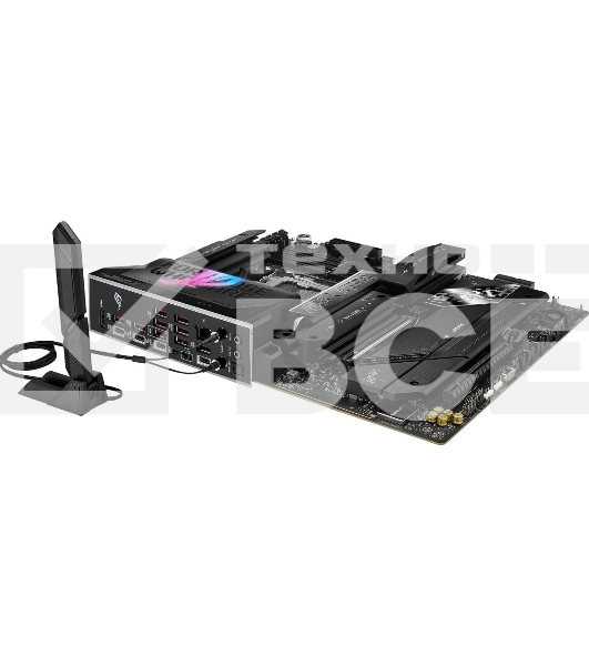 Материнская плата ASUS ROG STRIX X870E-E GAMING WIFI, AM5, AMD X870E, 4xDDR5, 4xSATA, 5xM.2, 1xPCI-E 5.0 x16, 1xPCI-E 4.0 x4, 1xHDMI, 1xUSB-C 3.2 Gen 2, 1xUSB-C 3.2 Gen 2x2, 2xUSB-C 4.0, 1x 5Gb LAN, 9xUSB-A 3.2 Gen 2, 2x3.5 мм, TOSLINK, 1xWi-Fi 7, ATX