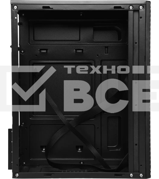 Компьютерный корпус Accord Entry ACC-2053B черный без БП mATX 1x80mm 1x120mm 2xUSB2.0 audio