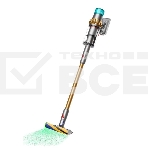 Пылесос вертикальный/ручной Dyson SV47 V15 DT золотистый, питание от аккумулятора, 240 Вт, уборка сухая, пылесборник 0.77 л, работа от АКБ max 60 мин, фото3
