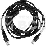 Сканер штрих-кода ручной Mertech 2210 P2D 1D/2D, имидж, проводной, 100 скан/сек, USB-HID; USB-COM - эмуляция, чёрный, фото3