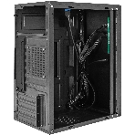 Компьютерный корпус Minitower ExeGate BAA-408U-UNS450 (mATX, БП UNS450 с вент. 12см, 2хUSB+1хUSB 3.0, HD Audio, черный), фото2