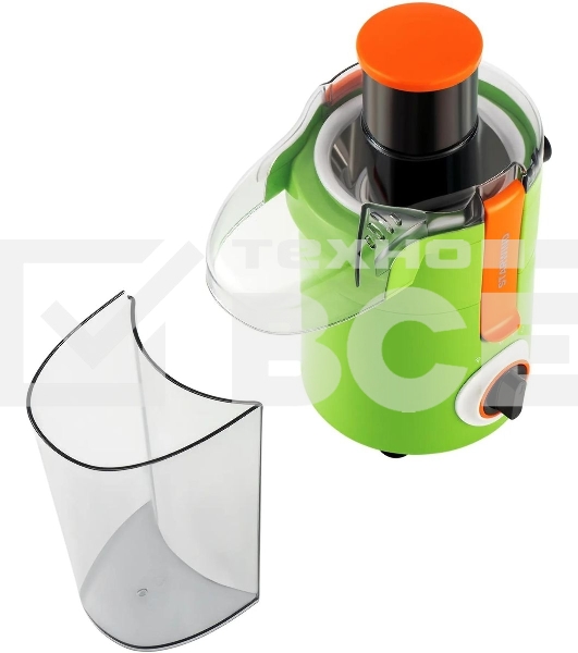 Соковыжималка центробежная Starwind SJ2236 500Вт рез.сок.:400мл. зеленый/белый