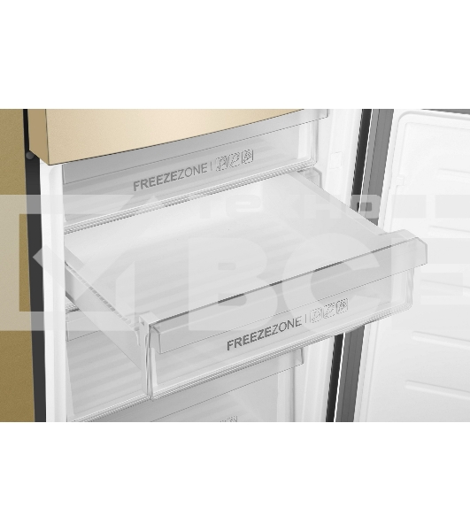 Холодильник Haier C4F640CGGU1 золотистый двухкамерный 285/115л морозилка снизу, No Frost